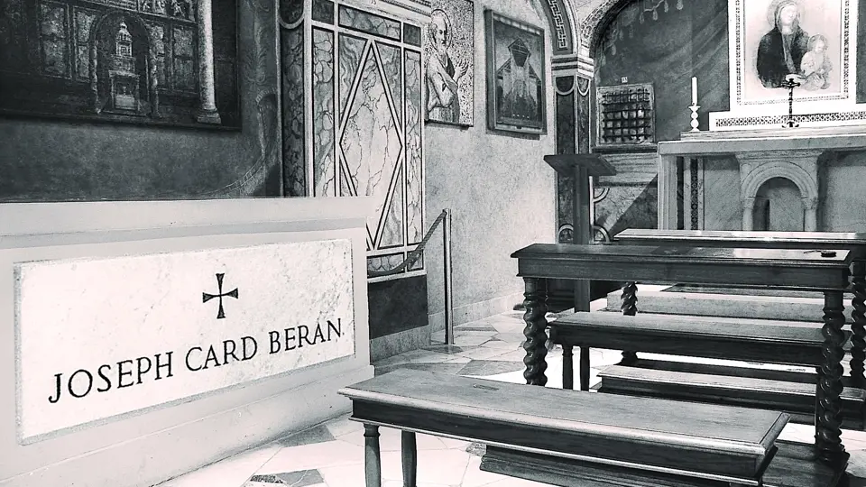 Hrob kardinála Berana. 