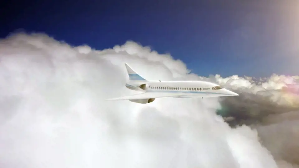 Prototyp nového nadzvukového dopravního letounu od firmy Boom Supersonic