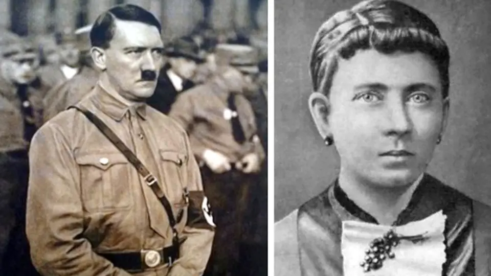 Adolf Hitler a jeho matka Klara