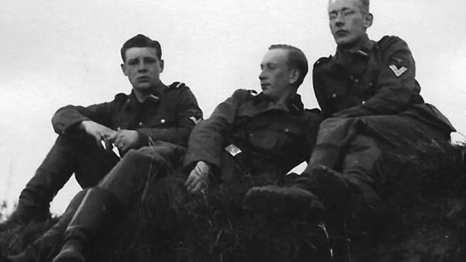Franz Wunsch (vlevo) se svými kumpány