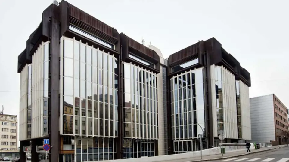 Komplex budov Transgasu na Vinohradské třídě. 
