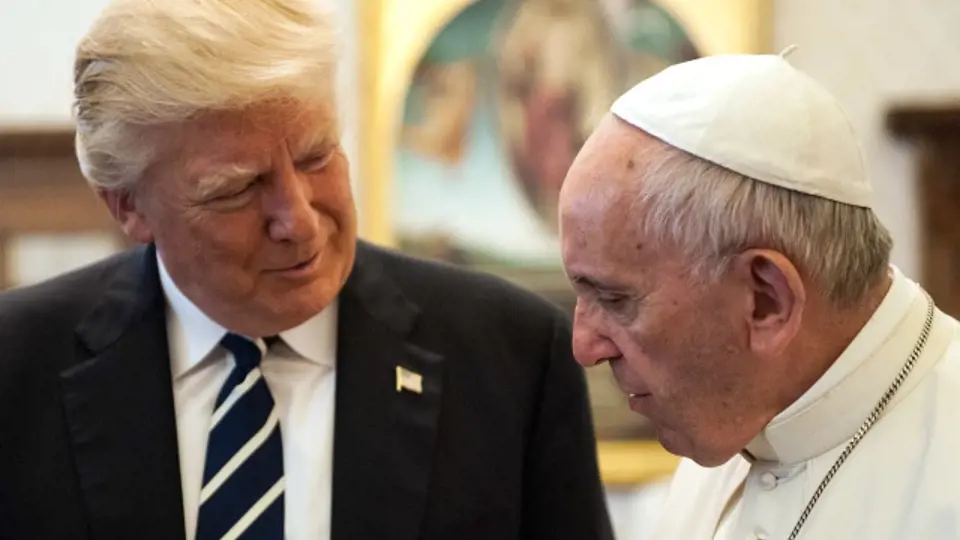 Donald Trump s papežem Františkem ve Vatikánu