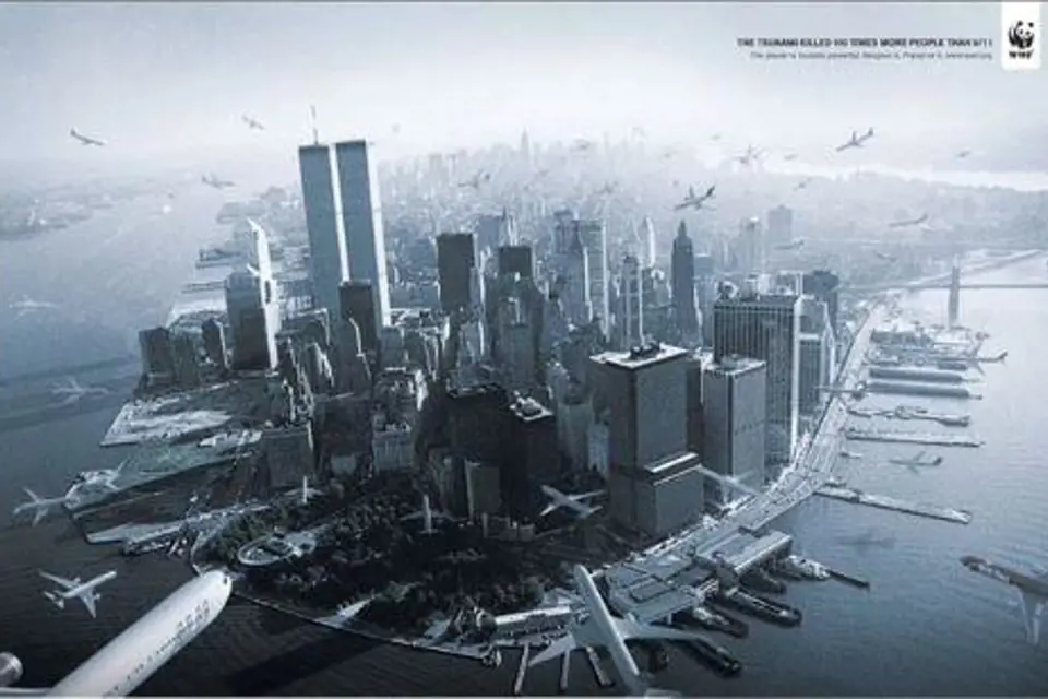 Reklama na ochranu životního prostředí si vzala na mušku teroristické útoky z 11. září