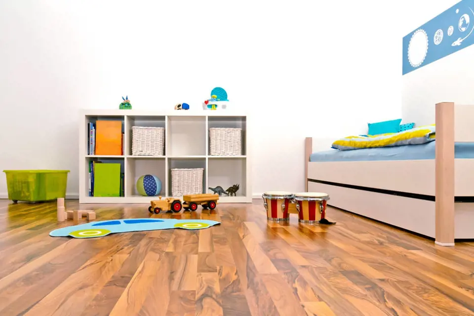 V dětském pokoji jsou oblíbené plovoucí podlahy