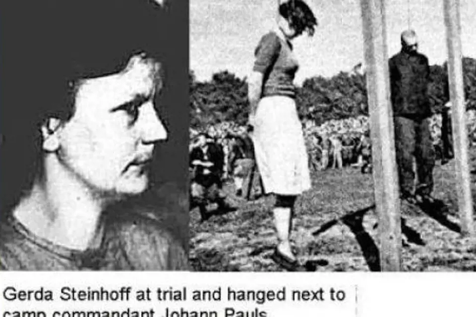 Gerda Steinhoff, nacistická dozorkyně z koncentračního tábora Stutthof SK-III.