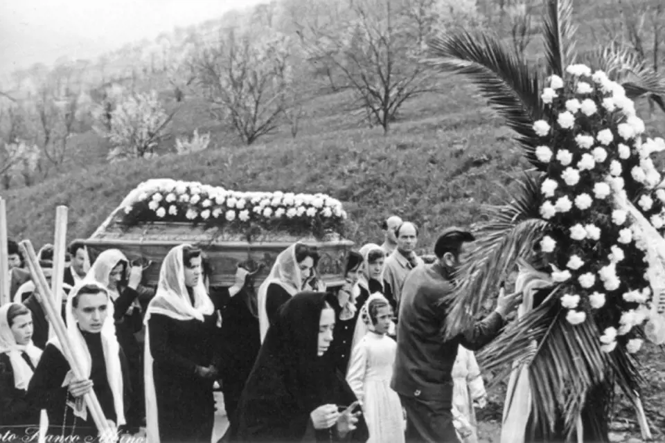 Pierina Morosini, pohřeb 9. dubna 1957