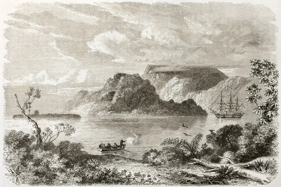 Ostrov Vanikoro, u kterého La Pérouse ztroskotal