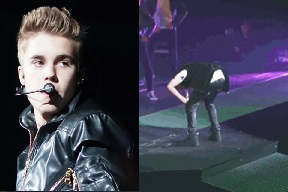 Justin Bieber se pozvracel přímo na jevišti