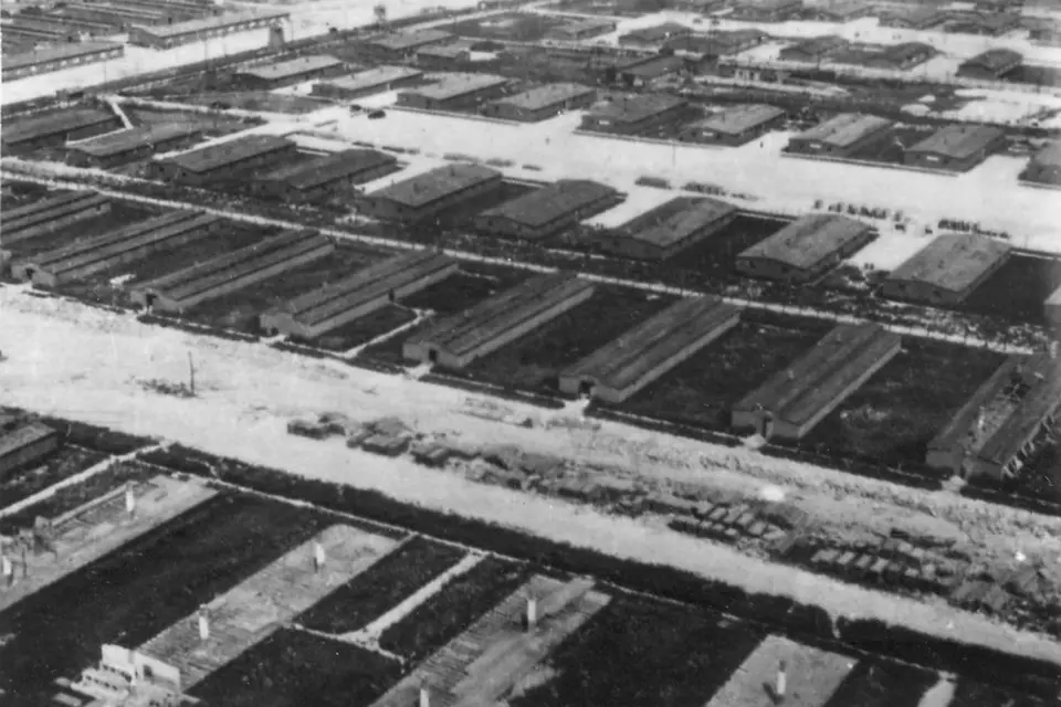 Koncentrační tábor Majdanek, červen 1944.