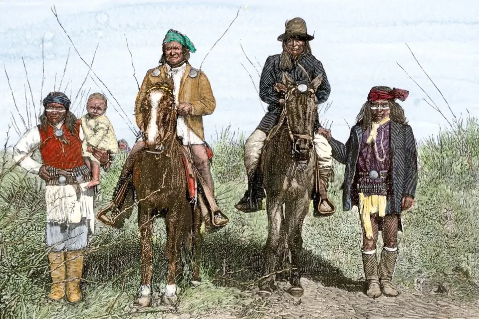 Válečníci z kmene Apačů