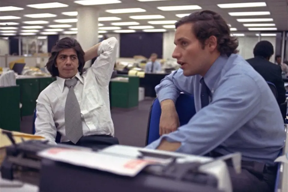 Bob Woodward (vlevo) a Carl Bernstein