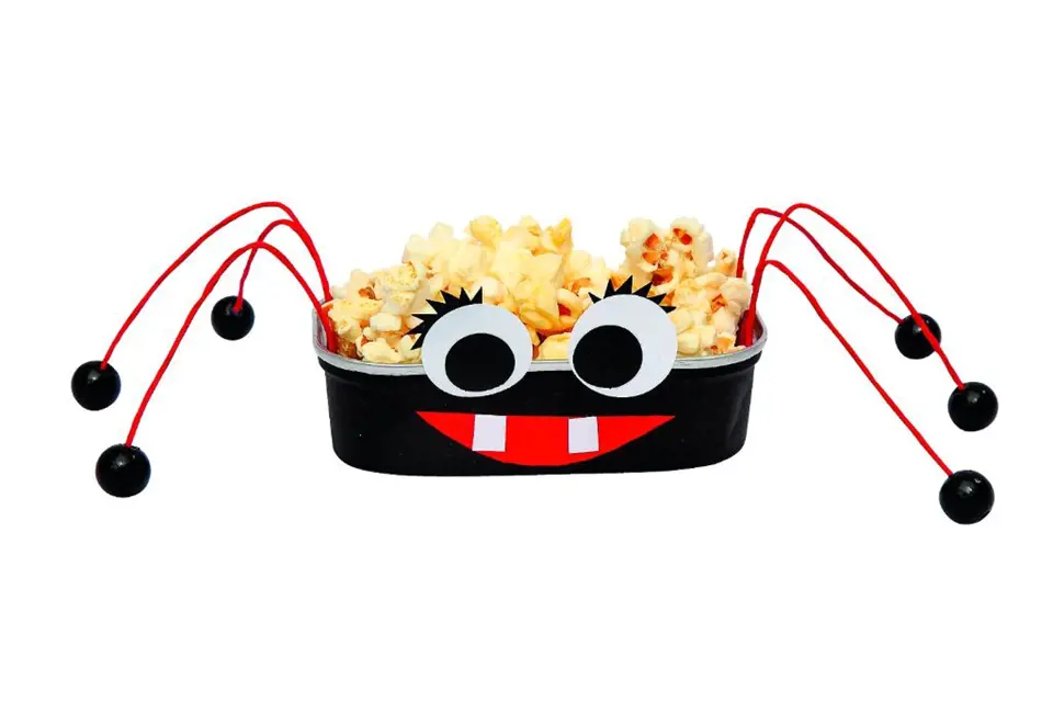 pavouk s popcornem