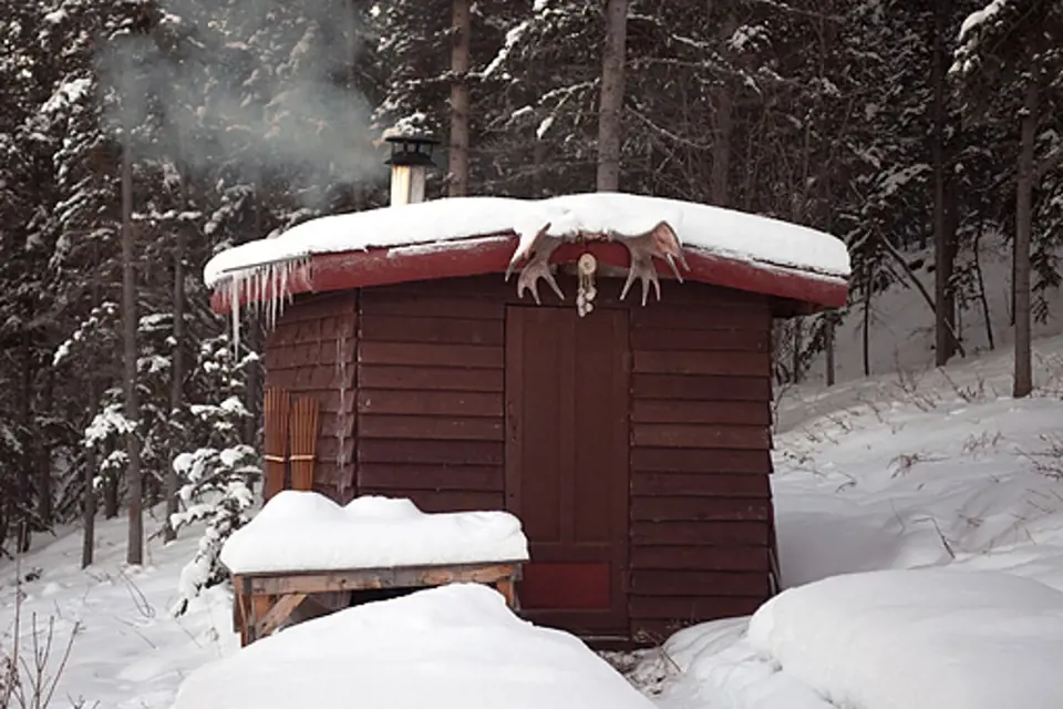srubová sauna