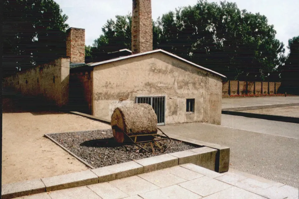 Krematorium v Ravensbrücku.