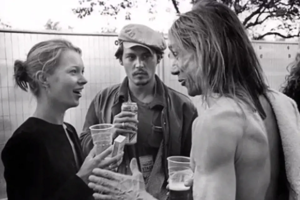 Kate Moss v hovoru s Iggy Popem a žárlící Johnny Depp.