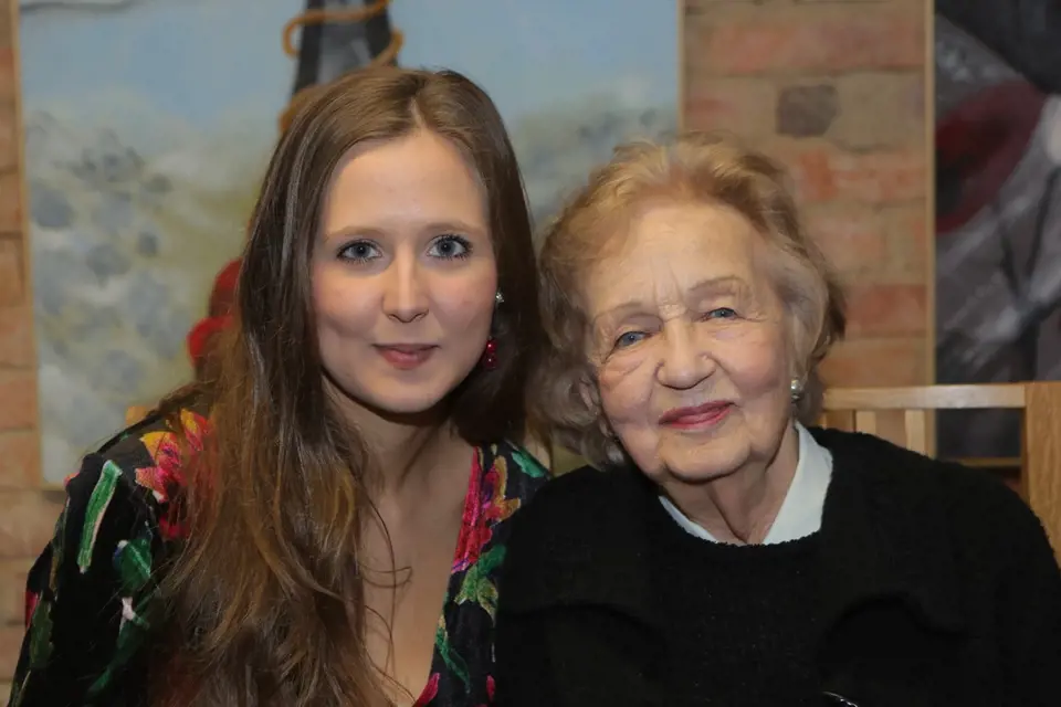 Blanka Bohdanová s vnučkou