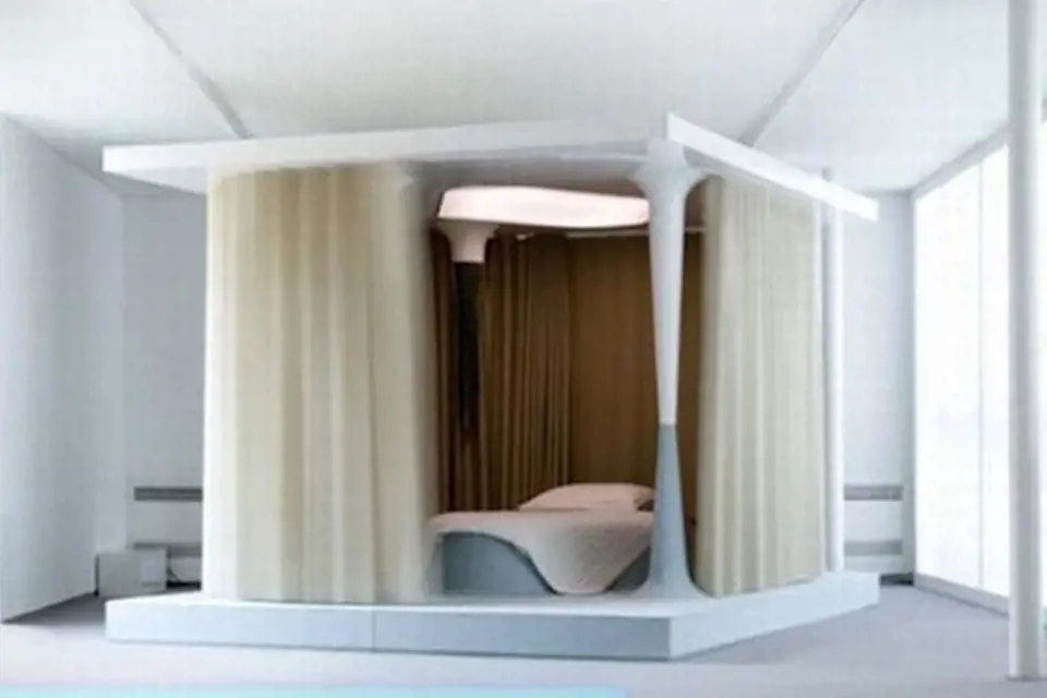 Tato postel je ideální pro terapii.