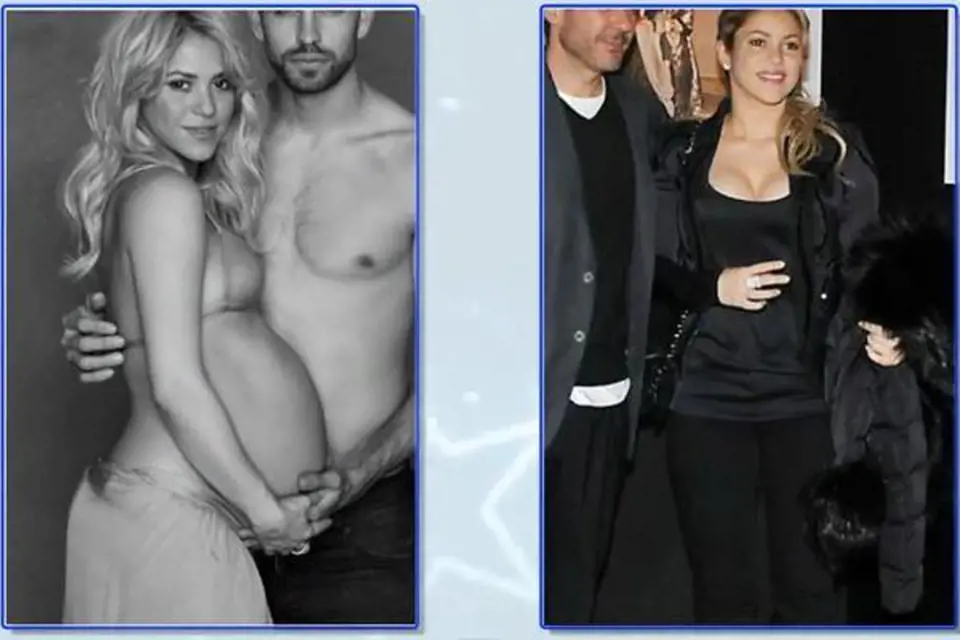 Shakira měsíc po porodu