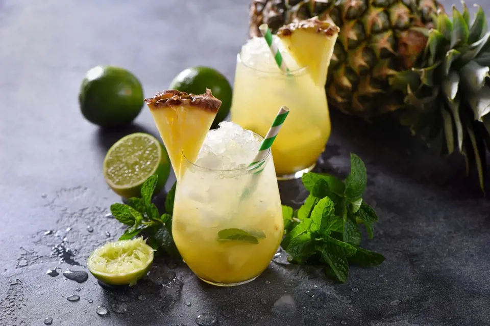 Ananas je výbornou přísadou do nápojů