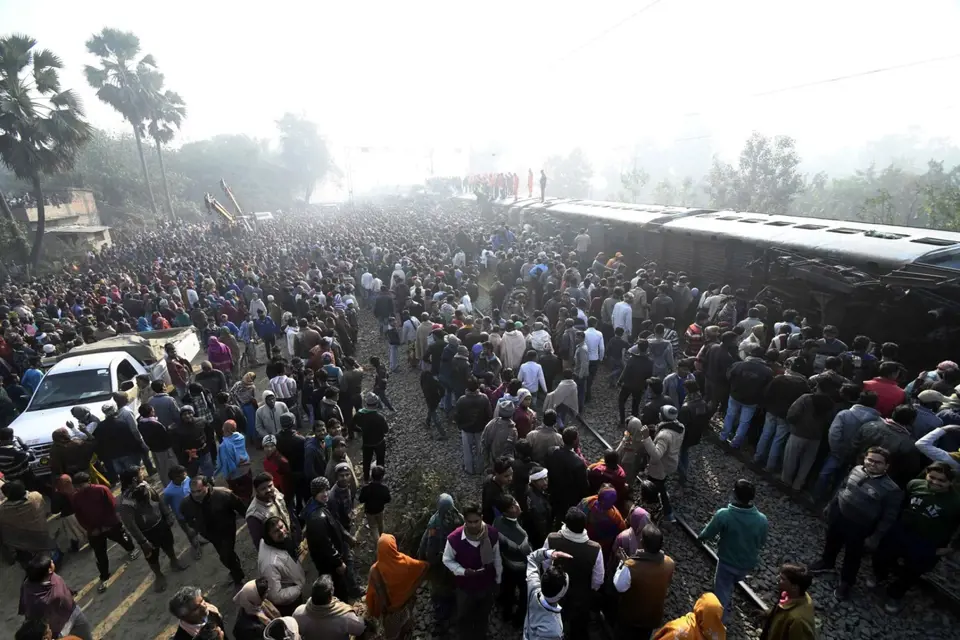 V Indii dochází často k vlakovým nehodám
