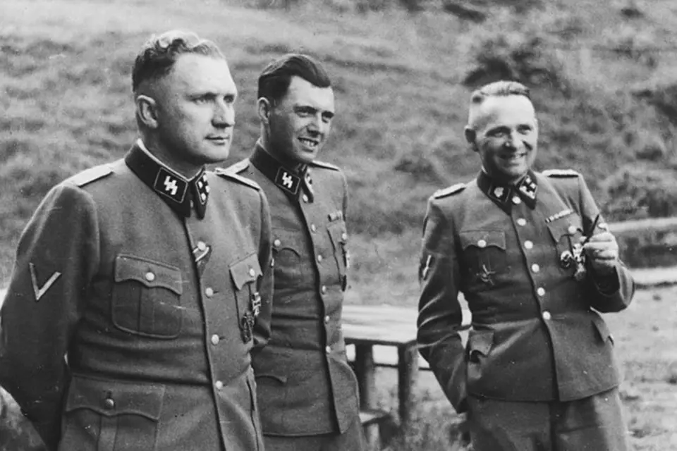Richard Baer, Josef Mengele a Rudolf Höss