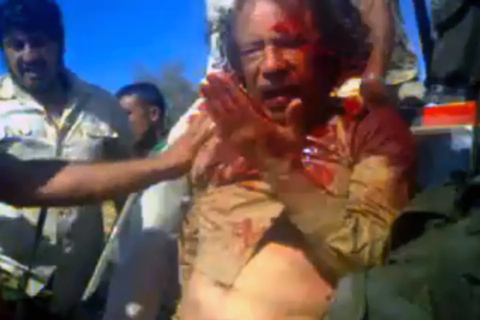 Lynčování Kaddáfího, 20. října 2011