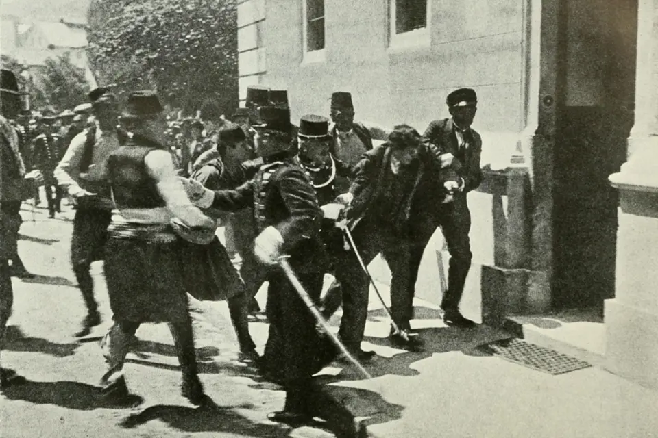 Zatčení Gavrila Principa