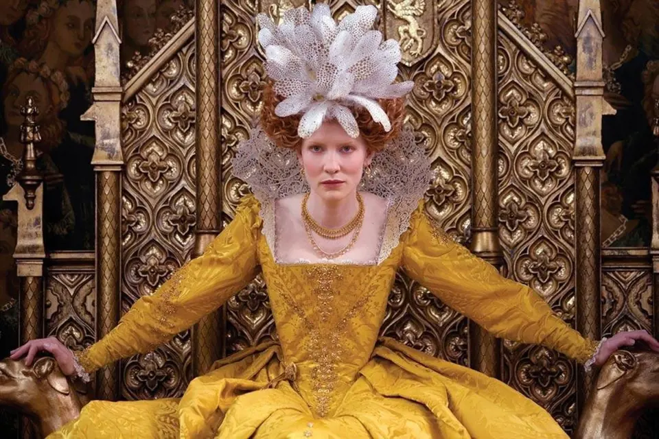 Cate Blanchett v roli Alžběty I.