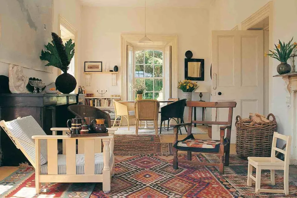 I obývací pokoje nemusí být draze zařízené, aby vypadaly jako v Provence.