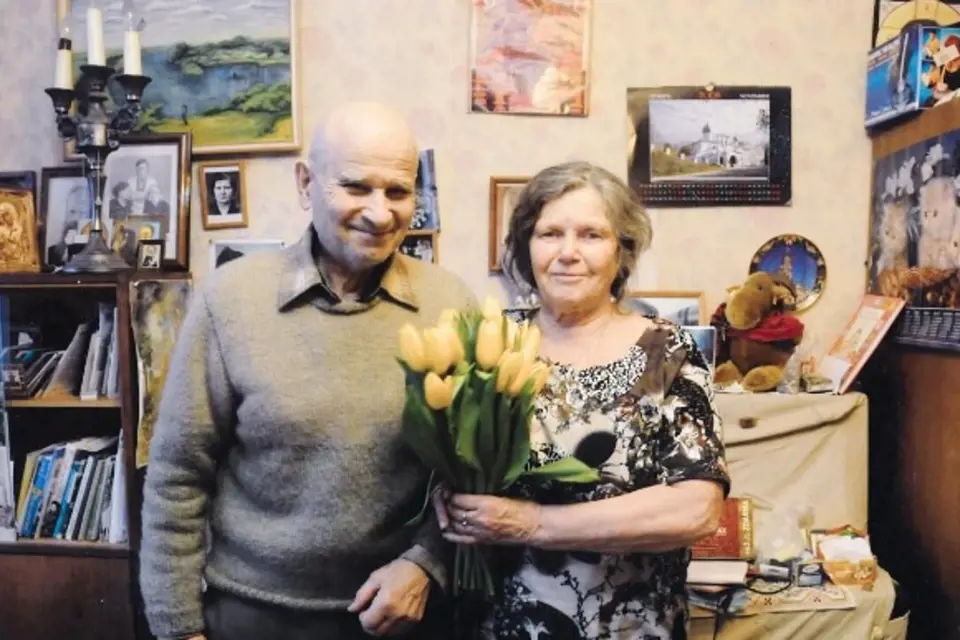 Elvíra Ptáková Filipovičová s manželem na Ukrajině