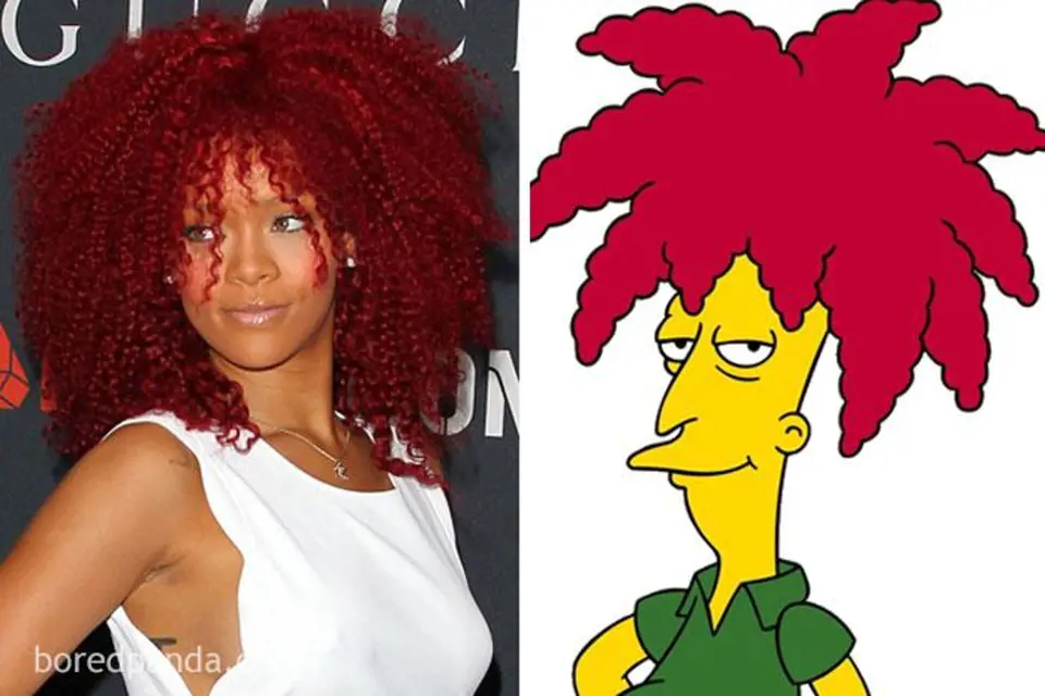 Rihanna, nebo šáša Krusty