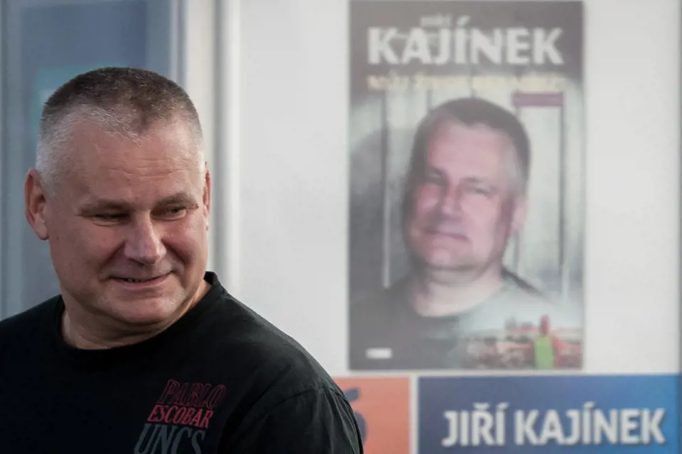 Beseda s Jiřím Kajínkem v Knihcentru 16. září 2017 v Ostravě.