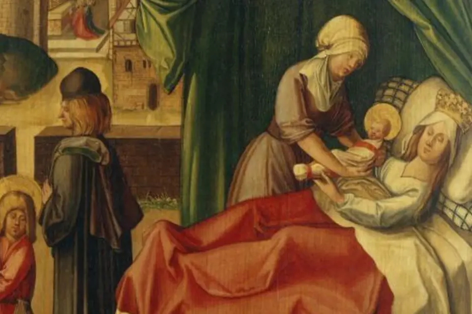Porodní báby se ve středověku těšily úctě.
