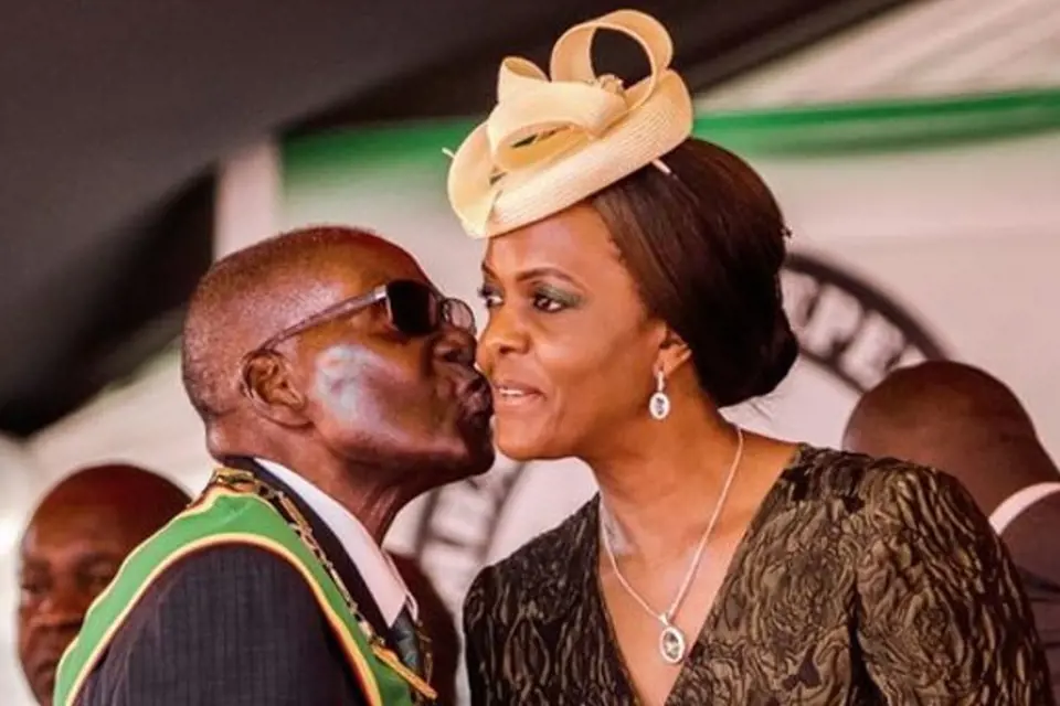 Grace Mugabe s manželem