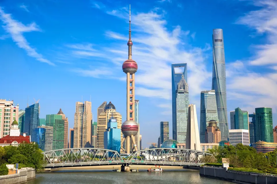 Oriental Pearl Tower, Šanghaj, Čína