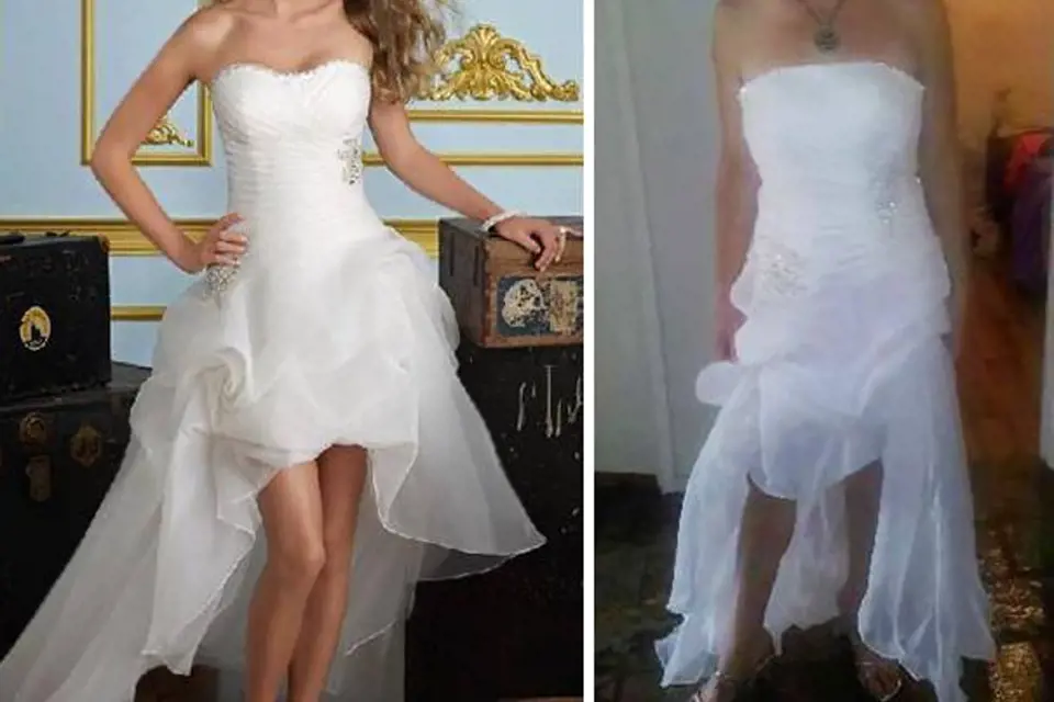 Svatební šaty: Reklama versus realita