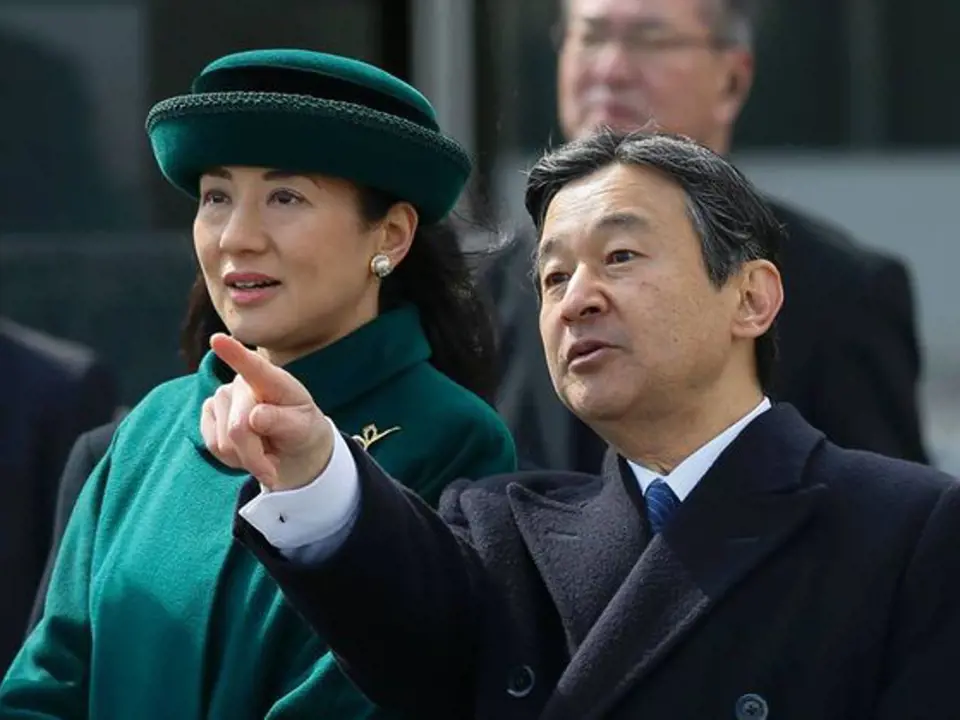 Korunní prince Naruhito a princezna Masako