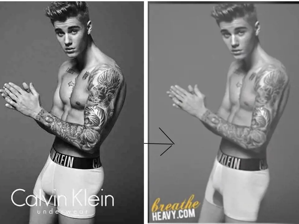 Justine Bieber - reklama na spodní prádlo Calvin Klein