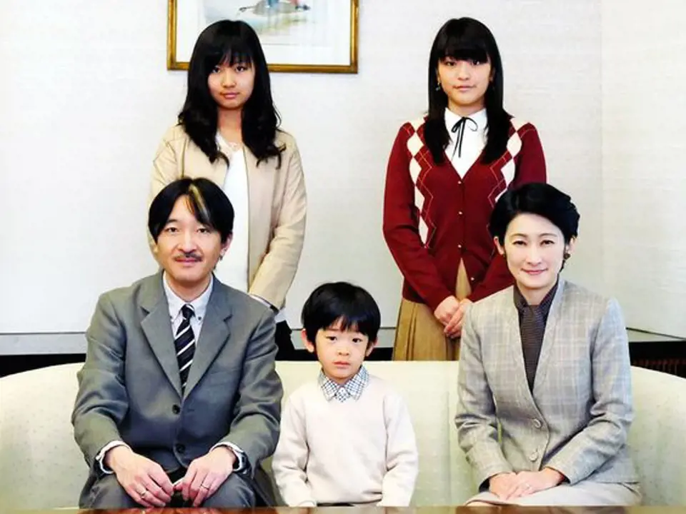 Princezna Mako s rodinou