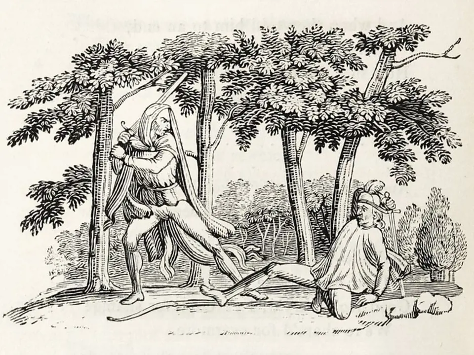 Robin Hood a Gisborne, 1832