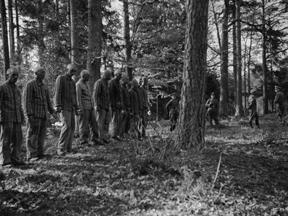 Poprava polských vězňů v Buchenwaldu
