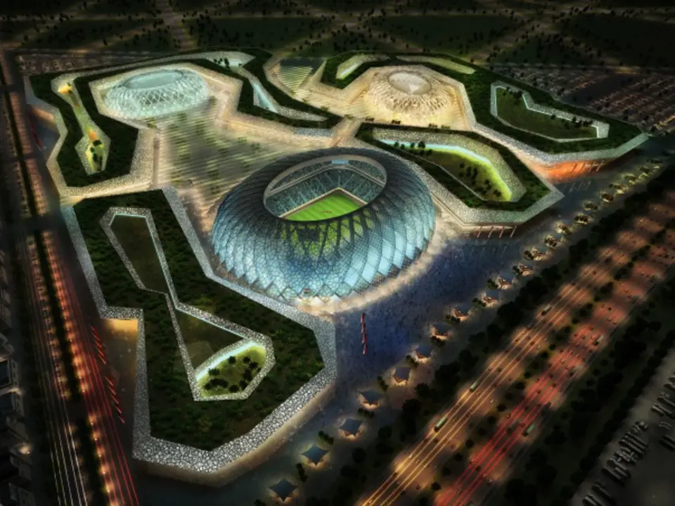 Pro fotbalový šampionát v Kataru navrhl Albert Speer mladší devět stadionů