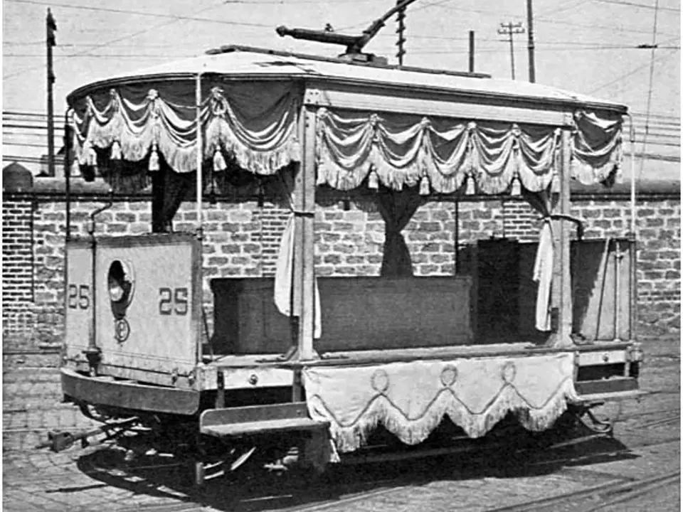 Pohřební tramvaj z Mexika