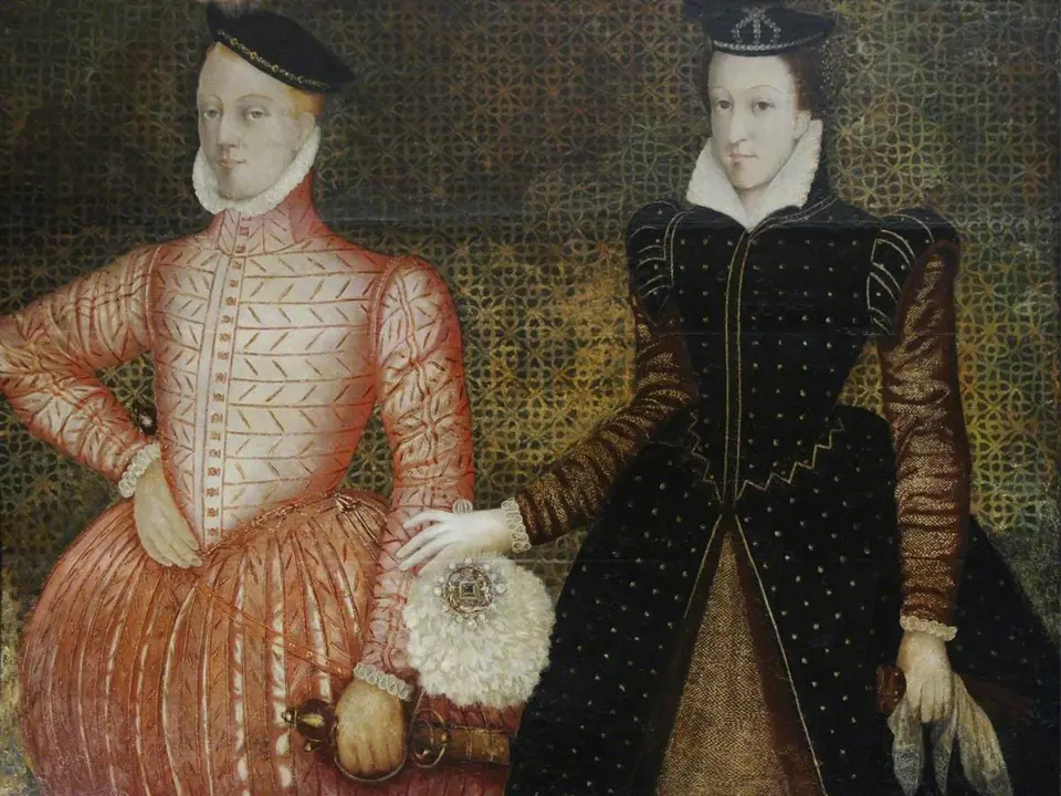 Marie Stuartovna a její druhý manžel, Jindřich Stuart, Lord Darnley