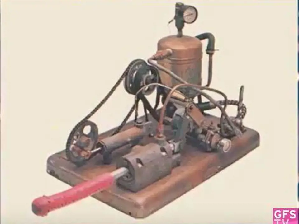 První ruční mechanický vibrátor z roku 1869