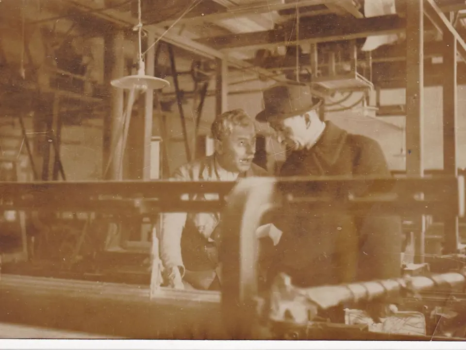 Rodinná tkalcovna před válkou