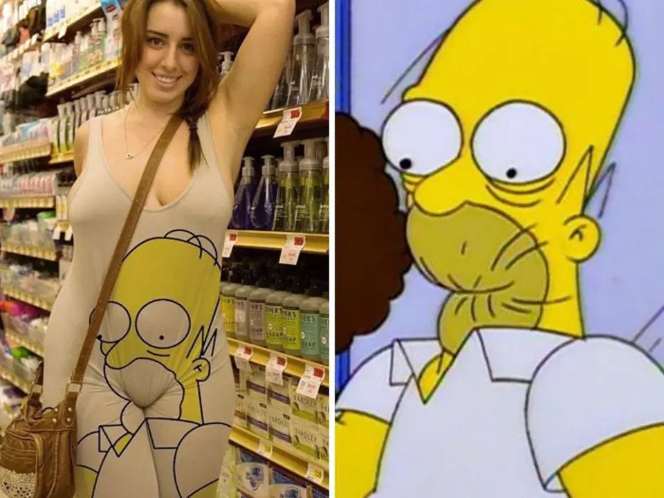 Dívka na nákupu, nebo Homer Simpson?
