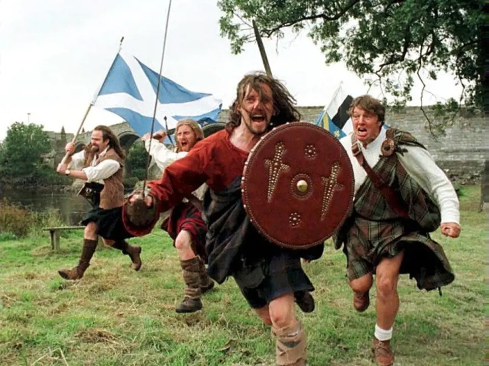 Gibsonův hrdina se připomněl při oslavách u příležitosti skotského referenda