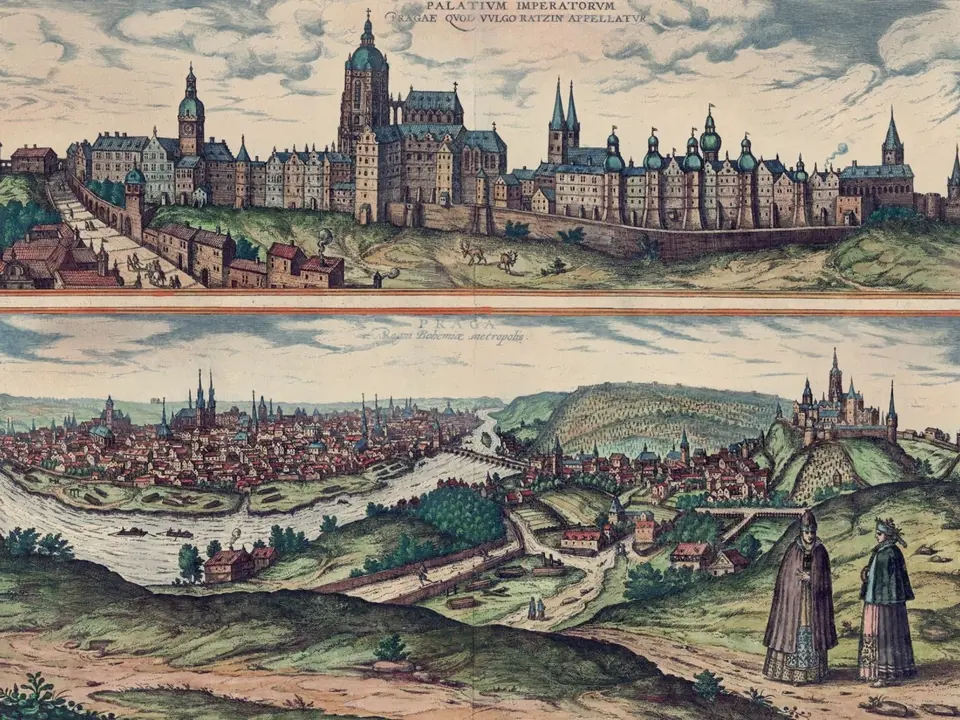 Praha v roce 1595