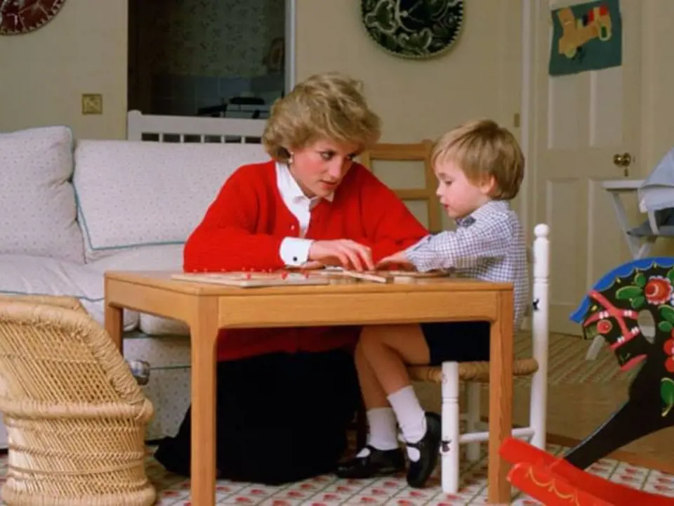 Princezna Diana se synem
